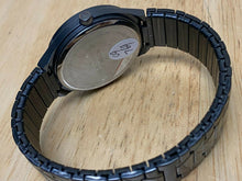 Load image into Gallery viewer, FMD Men Japan Movt Black Blue Stretch Analog Quartz Watch Hour~Day Date~New Batt