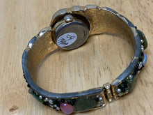 Load image into Gallery viewer, Vintage Norman Lady Natural Rock Faux Pearl Cuff Hand-Wind Mechanical Watch Hour