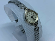 Load image into Gallery viewer, Vintage Caravelle-Bulova Lady Silver Cocktail Hand-Wind Mechanical Watch Hours