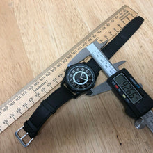 Load image into Gallery viewer, New Old Stock Bass Pro Shops Men 30m Black Leather Analog Quartz Watch Hours~Box