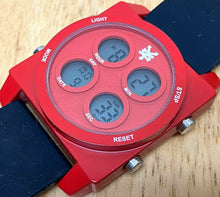 Load image into Gallery viewer, Zoo York Mens Red 4-Eye Digital Quartz Alarm Chrono Watch Hours~New Battery