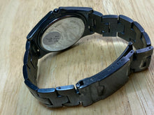 Load image into Gallery viewer, JORG GRAY Mens 50m Black Steel Slim Thin Analog Quartz Watch Hours~New Battery