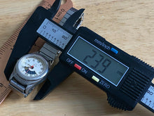 Load image into Gallery viewer, Vintage Wrangler Lady Silver Moon Phase Leather Quartz Watch Hours~Date~New Batt