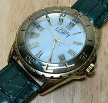 Load image into Gallery viewer, Loft Men Lady 30m Gold Tone MOP Dial Roman Analog Quartz Watch Hours~New Battery