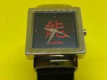 Load image into Gallery viewer, Chico's Chinese "Able" Dial Square Cuff Bangle Analog Quartz Watch Hour~New Batt