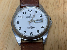 Load image into Gallery viewer, Vintage Berenger Sting Ray Men 100m Silver Analog Quartz Watch Hours~New Battery