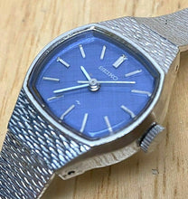 Load image into Gallery viewer, VTG Seiko 1104-3380 Lady 17J White Gold Plated Hand-Wind Mechanical Watch Hours