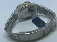 Load image into Gallery viewer, Unused United Mens Dual Tone Moving Bezel Analog Quartz Watch Hours~New Battery