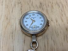 Load image into Gallery viewer, Vintage Banner 10k RGP Gold Small Second Hand-Wind Mechanical Brooch Watch Hours