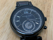 Load image into Gallery viewer, Michael Kors MK-6297 Lady Black Analog Quartz Chronograph Watch Hour~New Battery