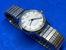 Load image into Gallery viewer, Vintage Timex Sprite Mens Small Silver Hairline Hand-Wind Mechanical Watch Hours