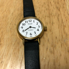 Load image into Gallery viewer, Vintage Behn Lady 15 Jewels Gold Tone Leather Hand-Winding Mechanical Watch Hour