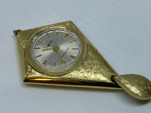 Load image into Gallery viewer, Vintage Sheffield Swiss Lady Gold Tone Hand-Wind Necklace Pendant Watch Hours