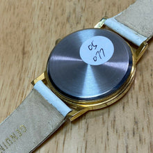 Load image into Gallery viewer, Vintage Uniwa Elephant Dial Mens Gold Tone Analog Quartz Watch Hours~New Battery
