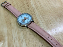 Load image into Gallery viewer, Disney Mickey Accutime Rhinestone Leather Analog Quartz Watch Hours~New Battery