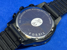 Load image into Gallery viewer, Fossil CH2531 Men 100m Black Steel Analog Quartz Chronograph Watch Hour~New Batt
