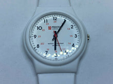 Load image into Gallery viewer, Vintage Prestige Medical Unisex All White Analog Quartz Watch Hours~New Battery