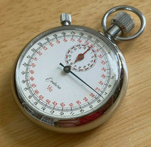 Load image into Gallery viewer, Vintage Endura Silver White Swiss 1/10 Hand-Wind Mechanical Stopwatch