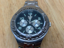 Load image into Gallery viewer, Disney Time Works Men 30m Moving Bezel Steel Quartz Watch Hour~Day Date~New Batt