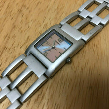 Load image into Gallery viewer, Fossil ES-9451 Lady Solid Aluminum Rectangle Analog Quartz Watch Hour~New Batter
