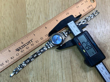 Load image into Gallery viewer, Swatch Swiss Irony Lady Silver Blue Steel Analog Quartz Watch Hours~New Battery