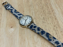 Load image into Gallery viewer, Timex Indiglo Lady 30m Gold Tone Leather Analog Quartz Watch Hours~New Battery