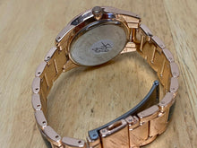 Load image into Gallery viewer, Unused Anne Klein Lady 30m Rose Gold Tone Blue Analog Quartz Watch Hour~New Batt