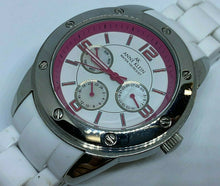 Load image into Gallery viewer, Anne Klein Lady 30 Silver White Analog Quartz Watch Hours~Day Date~New Battery