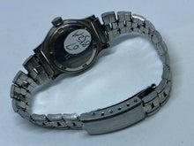 Load image into Gallery viewer, Vintage McKinley Lady Silver Black Oval Hand-Wind Mechanical Watch Hours~Date
