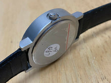 Load image into Gallery viewer, Unused Connex Time Men Silver Black Leather Analog Quartz Watch Hour~New Battery