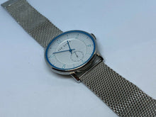 Load image into Gallery viewer, Ted Baker London Men Silver Mesh Small Seconds Analog Quartz Watch Hour~New Batt