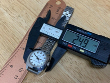 Load image into Gallery viewer, Vintage Timex Lady Silver Water Resistant Beefy Hand-Wind Mechanical Watch Hours