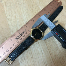 Load image into Gallery viewer, Vintage Avon Mens Gold Tone Rhinestone Analog Quartz Watch Hours~New Battery