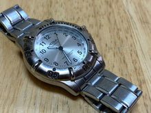 Load image into Gallery viewer, Acqua By Timex Mens 30m Silver Fixed Bezel Analog Quartz Watch Hours~New Battery