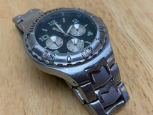 Load image into Gallery viewer, Disney Time Works Men 30m Moving Bezel Steel Quartz Watch Hour~Day Date~New Batt