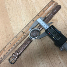 Load image into Gallery viewer, B Logo BTV065 Mens Lady Silver Brown Oval Analog Quartz Watch Hours~New Battery