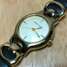 Load image into Gallery viewer, Anne Klein AK/2630 Lady Gold Tone Leather Analog Quartz Watch Hours~New Battery