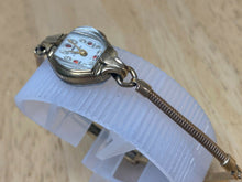 Load image into Gallery viewer, VTG Hydepark Lady 10k RGP GF Band Faux Gemstones Hand-Wind Mechanical Watch Hour