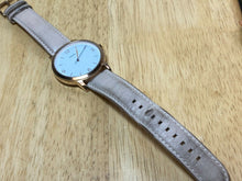 Load image into Gallery viewer, Fossil Blake FS5430 Men Rose Gold Tone Leather Analog Quartz Watch Hour~New Batt