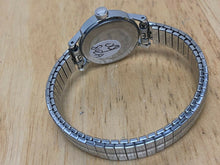 Load image into Gallery viewer, Vintage Timex Lady Classic Silver Stretch Beefy Hand-Wind Mechanical Watch Hours
