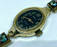 Load image into Gallery viewer, Vintage Yanka Russia Lady 17 Jewels Enamel Ceramic Art Oval Hand-Wind Watch Hour