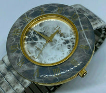 Load image into Gallery viewer, Vintage Vivani Men Japan Movt Faux Marble Analog Quartz Watch Hours~New Battery