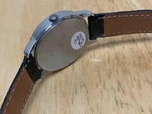 Load image into Gallery viewer, Timex Indiglo Mens 30m Silver White Leather Analog Quartz Watch Hour~New Battery
