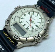 Load image into Gallery viewer, Vintage Cosetti Men Moving Bezel 50m Silver Analog Quartz Watch Hour~New Battery