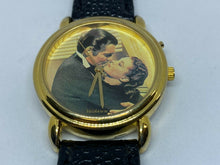 Load image into Gallery viewer, VTG Gone With The Wind Mens Gold Tone Analog Quartz Musical Watch Hours~New Batt