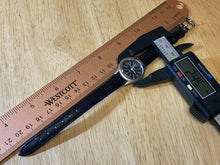 Load image into Gallery viewer, Brittania Lady Military Style Silver Black Analog Quartz Watch Hours~New Battery