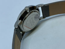 Load image into Gallery viewer, Simplify Men 30m Small Second Silver Leather Analog Quartz Watch Hour~New Batter