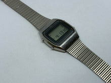 Load image into Gallery viewer, Vintage Seiko A914-5010 Men Silver Digital Quartz Chrono Watch Hours~New Battery