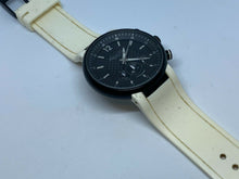 Load image into Gallery viewer, Kenneth Cole Mens Black Steel Analog Quartz Chronograph Watch Hours~New Battery