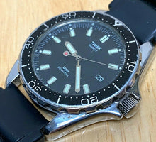 Load image into Gallery viewer, Vintage Timex Men 50 Submariner-Style Analog Quartz Watch Hours~Date~New Battery